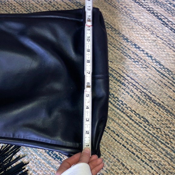 ✨SOLD✨ All Saints Black Leather purse with Tassels - Picture 6 of 16